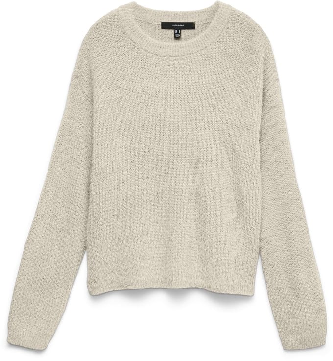 Vero Moda Trui Vmpuff Ls O-neck Pullover Boo 10310876 Birch Dames Maat - L