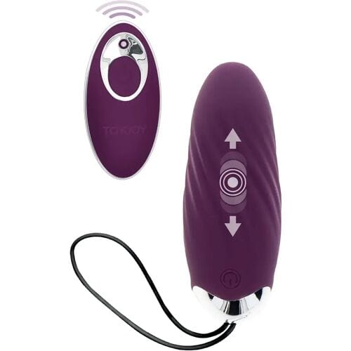 TOYJOY - HAPPINESS KNOCK KNOCK EGGSTAVAGANT VIBRADOR CON CONTROL REMOTO MORADO