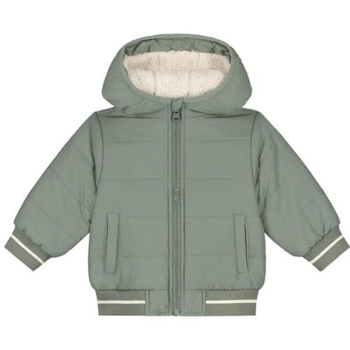 Prénatal peuter winterjas Light Khaki Green 80 heren