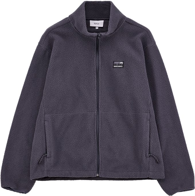 Makia Shoreline Fleece Met Volledige Rits Blauw,Grijs L Man