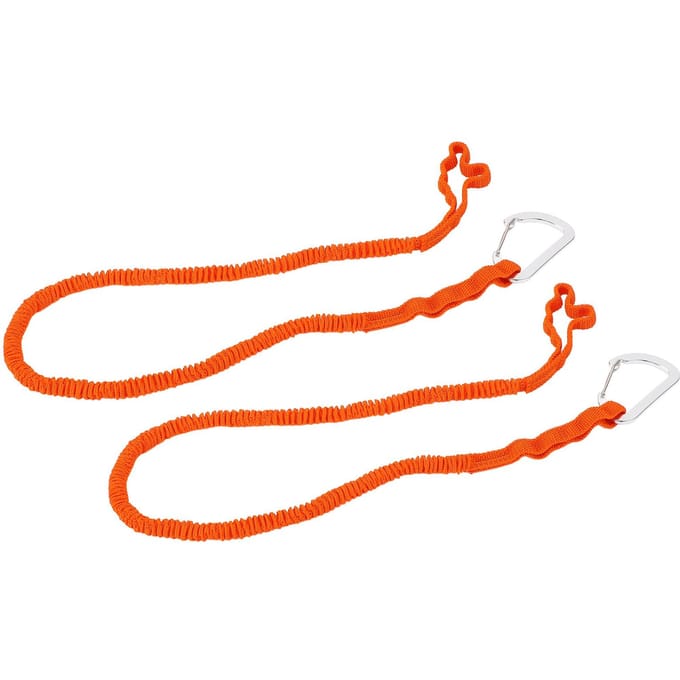 2pcs Laisse de Pagaie de Kayak Sangle Extensible Cordon Corde pour Kayak Bateau Canoë Canne à Pêche