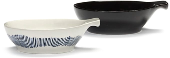 Serax - Ottolenghi Feast - Tapasschaal L - Wit/Blauw - 13 Ø - 4 stuks