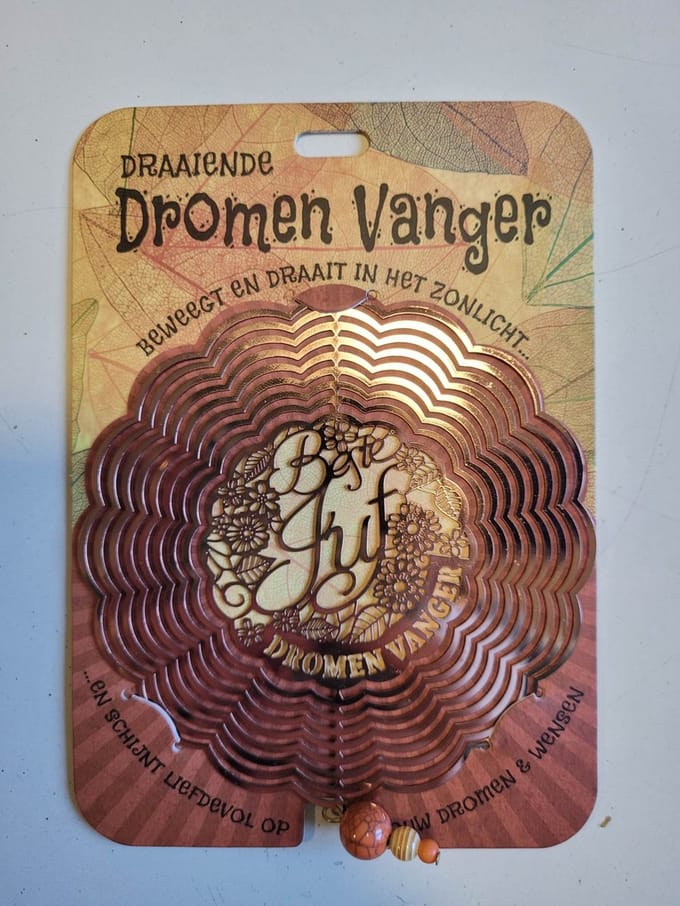 Dromenvanger - Beste Juf - 10 cm - Dreamcatcher