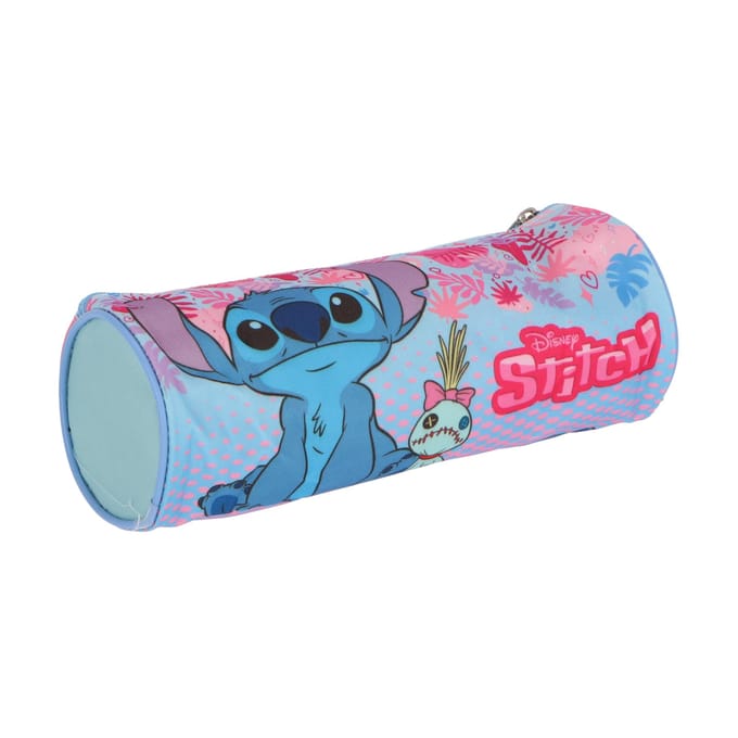 Lilo & Stitch Etui - Pennenetui voor Kind - Rond - Blauw - Pennenzak