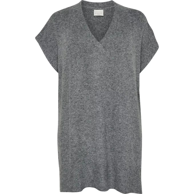Vrouwen tricot poncho KAFFE Curve Annett