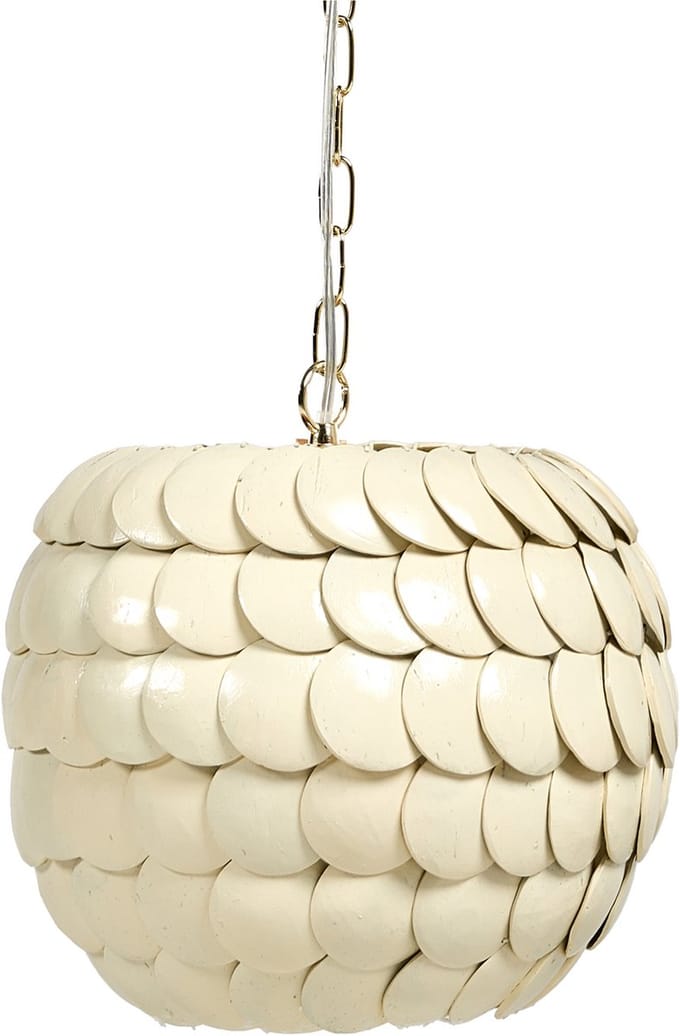 MASKELIYA - Hanglamp - Beige - Kokosnootschil