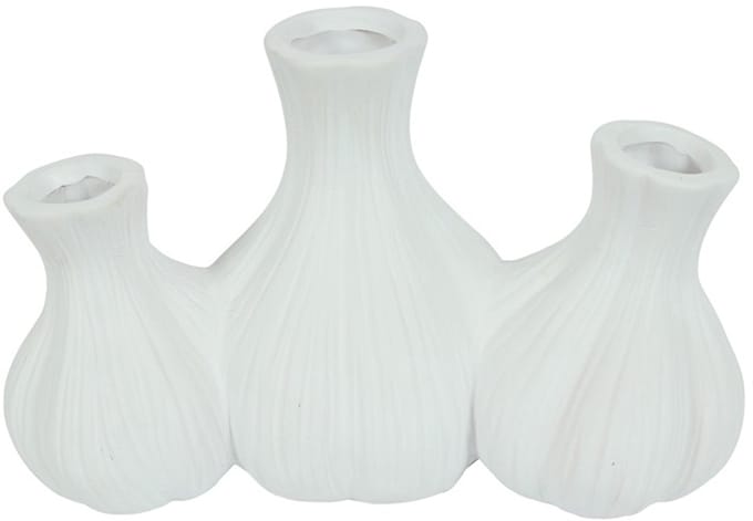 Countryfield Vaas Fabio Bulb geschakeld 3 aardew L26,5B13H17CM wit