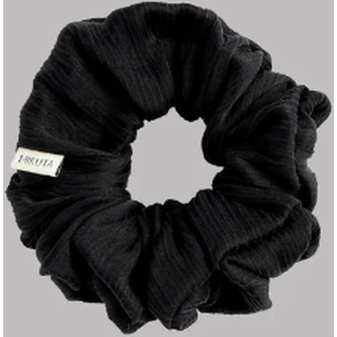 Mikuta The Black Crinkle Scrunchie Größe: OS | Haarschmuck Outlet | Damen | Schwarz