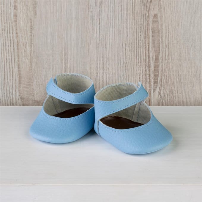 Asi poppenaccessoire schoenen blauw 43-46cm poppenmode.