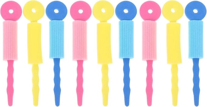 Haarrollers Spons - Krulspelden Zonder Hitte - Haar Krullen - Lichtgewicht Comfortabel - 165 cm Lengte - Assorti