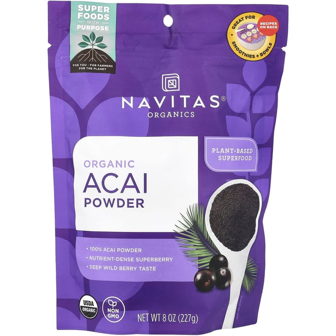Poudre d'Açaï Bio, 8 oz (227g)