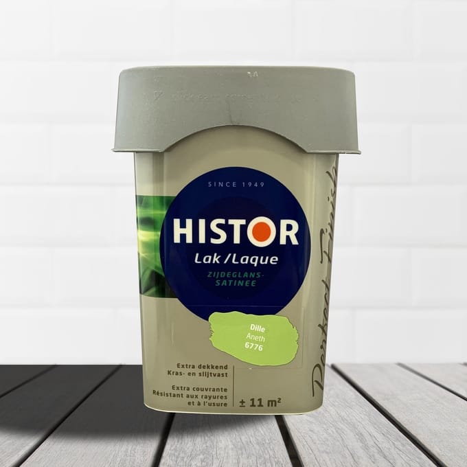 Histor Perfect Finish Lak Zijdeglans 0,75 liter - Dille