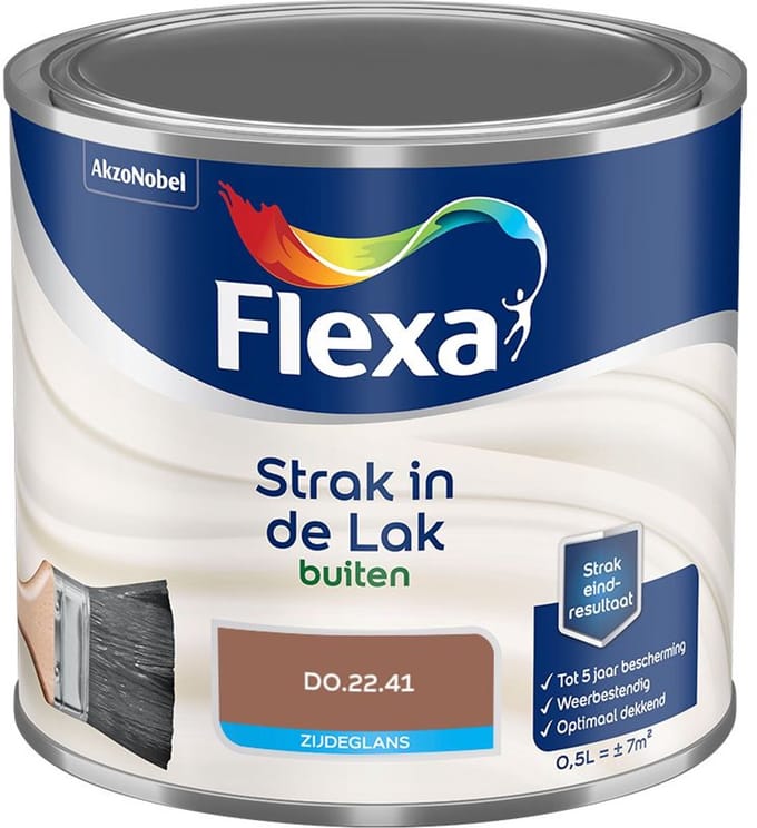 Flexa - Strak In De Lak Buitenlak Zijdeglans - D0.22.41 - Mengverf - 500 Ml