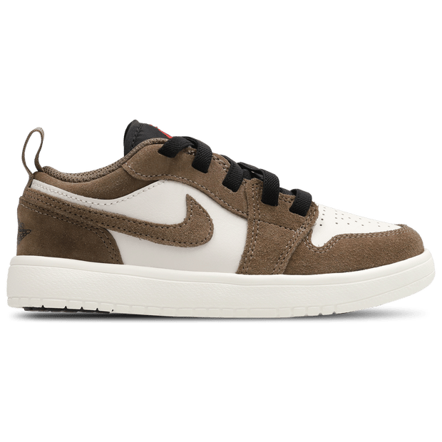 Jordan AJ1 Low Peuterschoenen - Bruin - Maat 29.5 - Leer