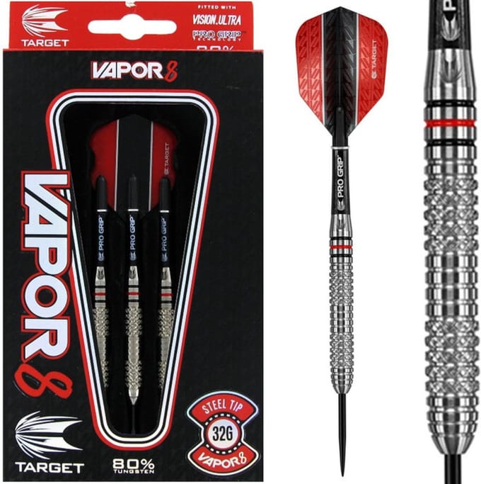 Target Vapor 8 02 80% 26 gram - Dartpijlen - Darts