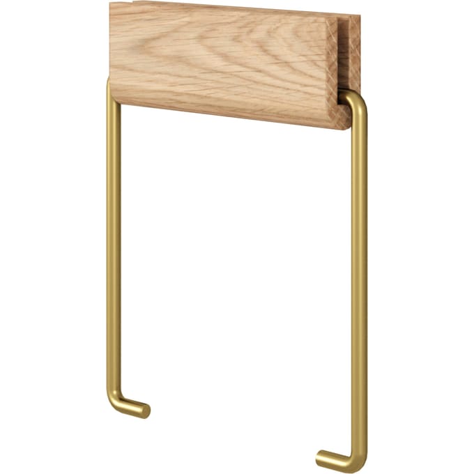 Moebe Toilet Roll Holder Toiletpapierhouder - eiken/messing