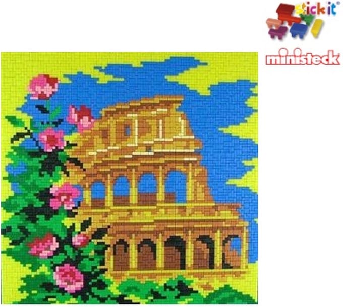 Stick-it Colosseum Rome, ca. 4.0000 steentjes, compatibel met Ministeck