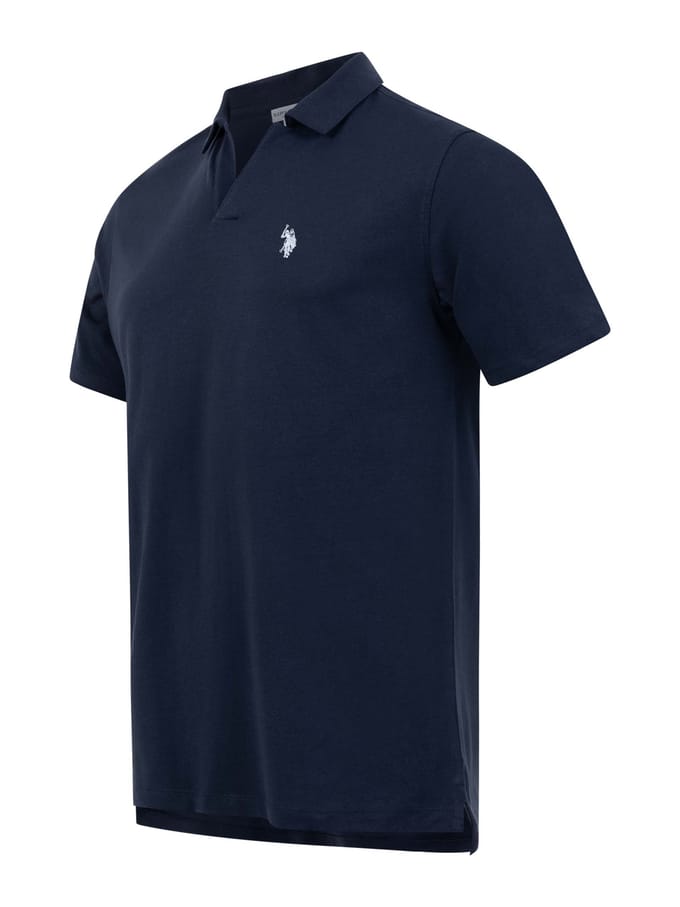 U.S. Polo Assn. heren poloshirt met open kraag