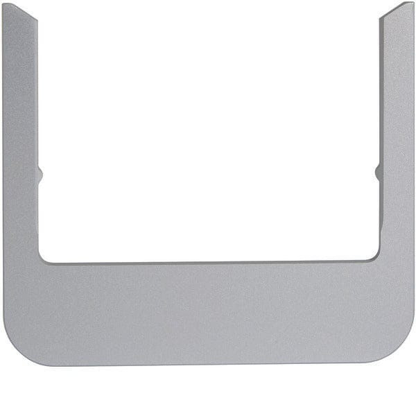Hager Berker Design Raam Afgerond Aluminium - WD1153