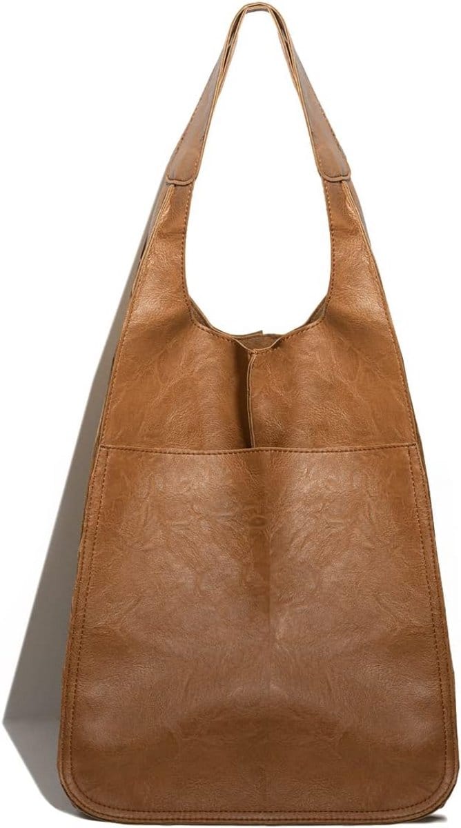 Grote Shopper Dames Tas - Zachte & Lichte Handtas van PU Leer