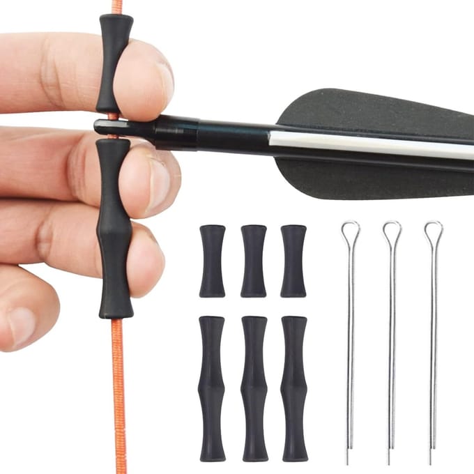 Set van 3 Boogschutter Vingerbeschermers van Silicone, Ideaal voor Beginners en Boogschietaccessoires