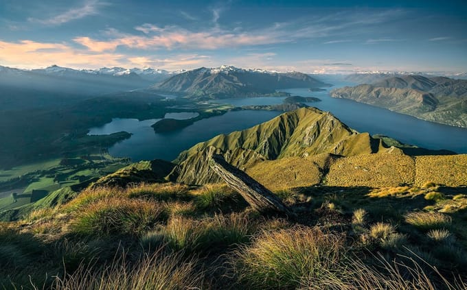 Fotobehang Green Ridges - Meerkleurig - 2,80m X 450cm