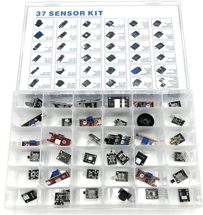 37-delige Sensor Module Set – Compleet Sensorpakket voor geschikt voor Arduino & Raspberry Pi