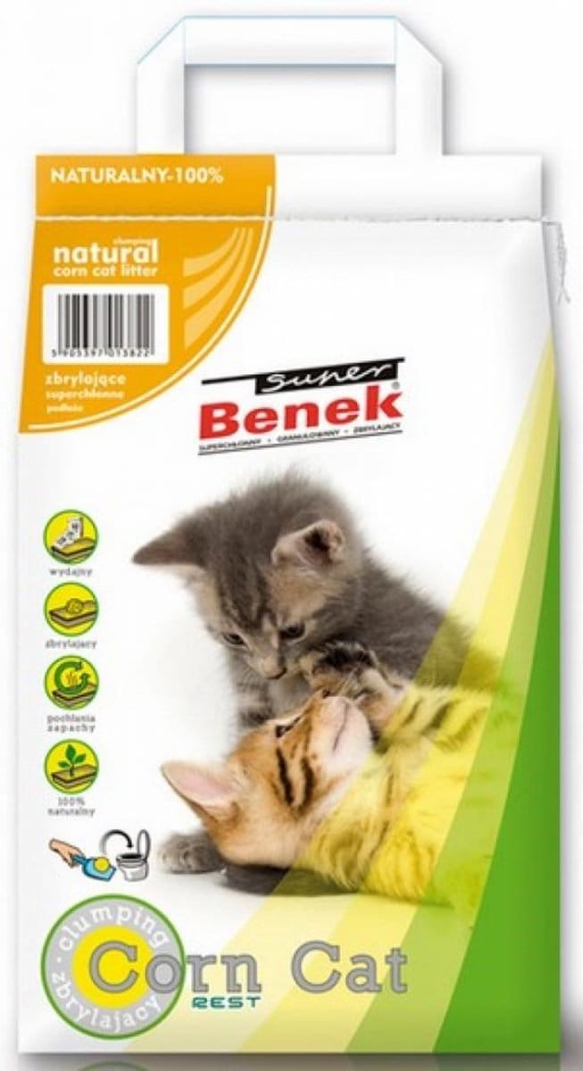 Super Benek Corn Cat Natural - 14 l