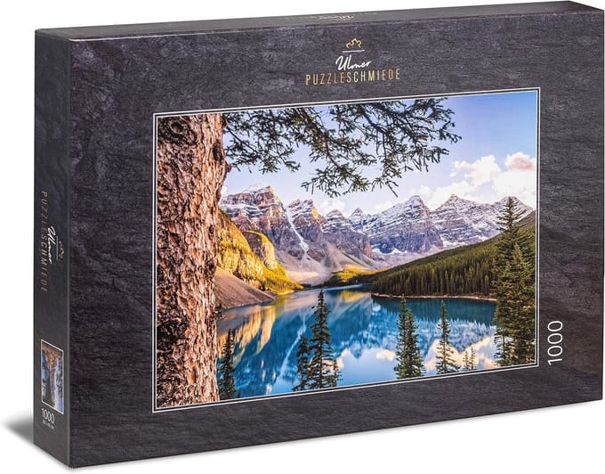1000 Delen Puzzel Moraine Lake Canada Bergpanorama Rockies