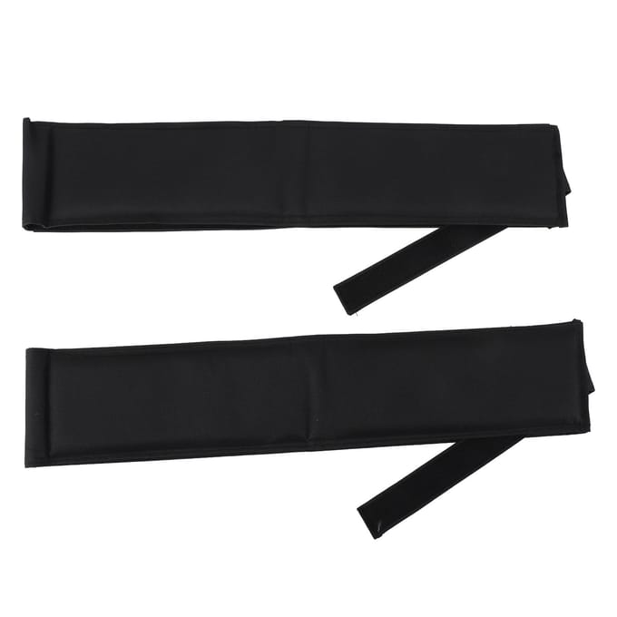 2 stuks gipsplaat steltenriemen, comfortabele nylon gevoerde stelten, stevige beenbanden met verstelbare haak black