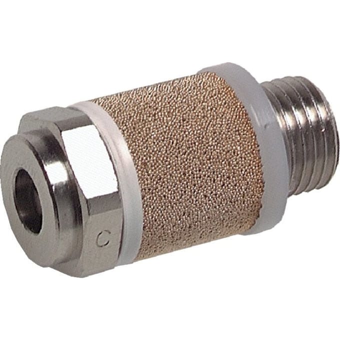 G1/4'' Messing Smoorgeluiddemper Voor Precieze Stroomregeling