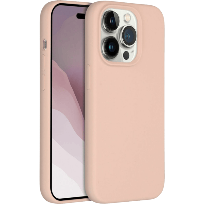 Accezz iPhone 14 Pro Siliconen Hoesje Roze