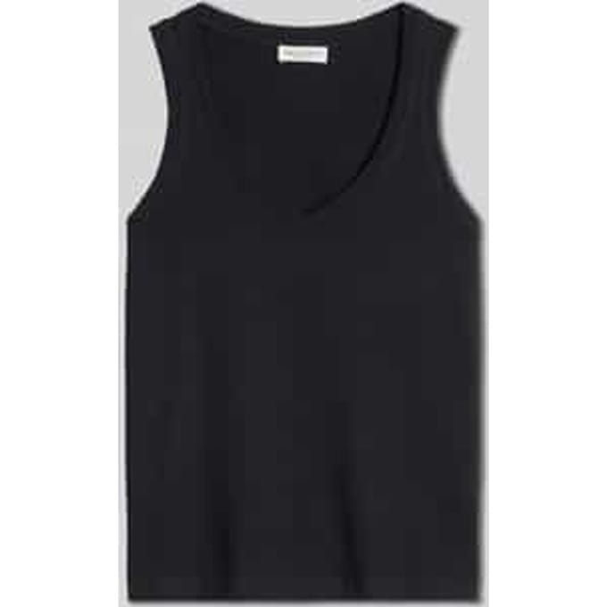 regular fit top van puur katoen