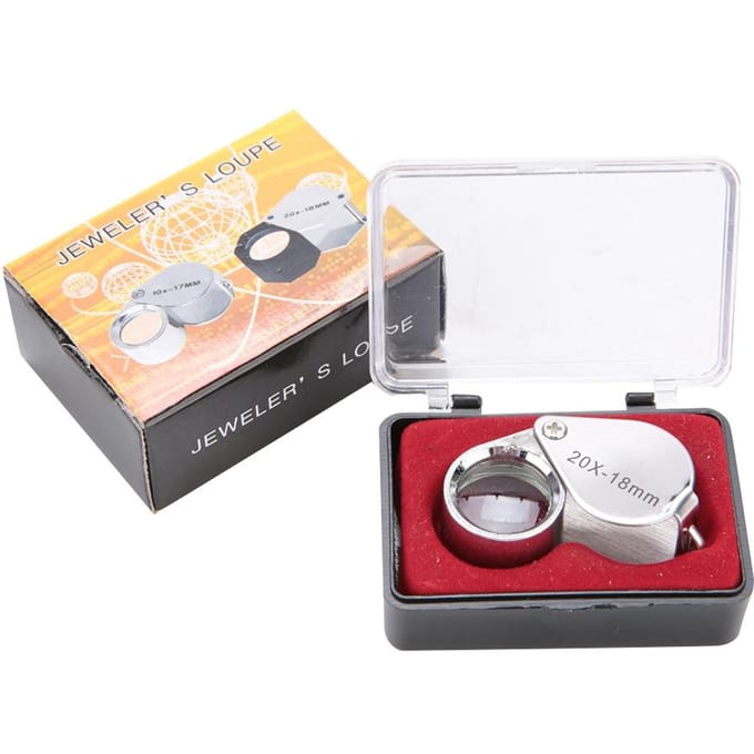 Draagbare Handheld 20X Vergrootglas Vergrootglas Sieraden Horloges Gereedschap
