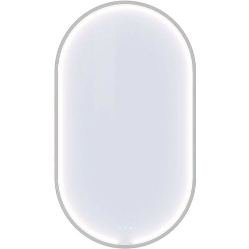 Dansani You Moon bathroom mirror 105x60 cm, LED, white matt