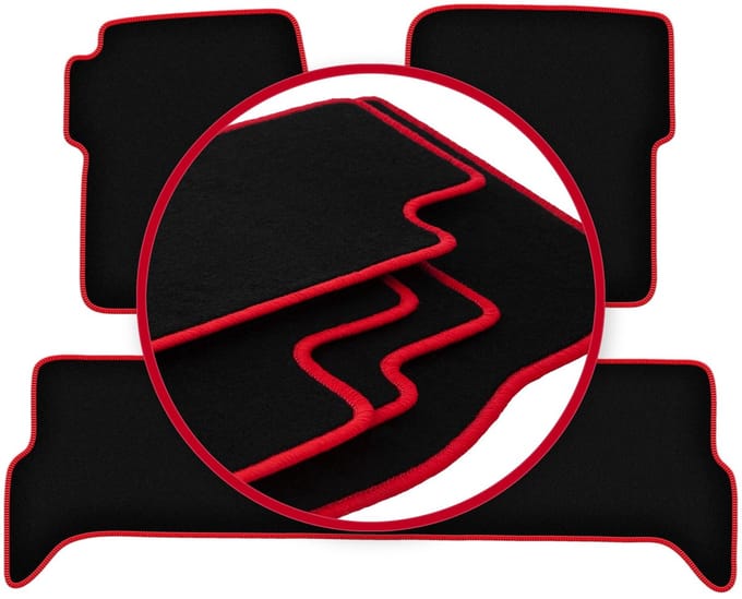 CARLUX-RED automatten voor: Land Rover Discovery II off-road (1998-2004)