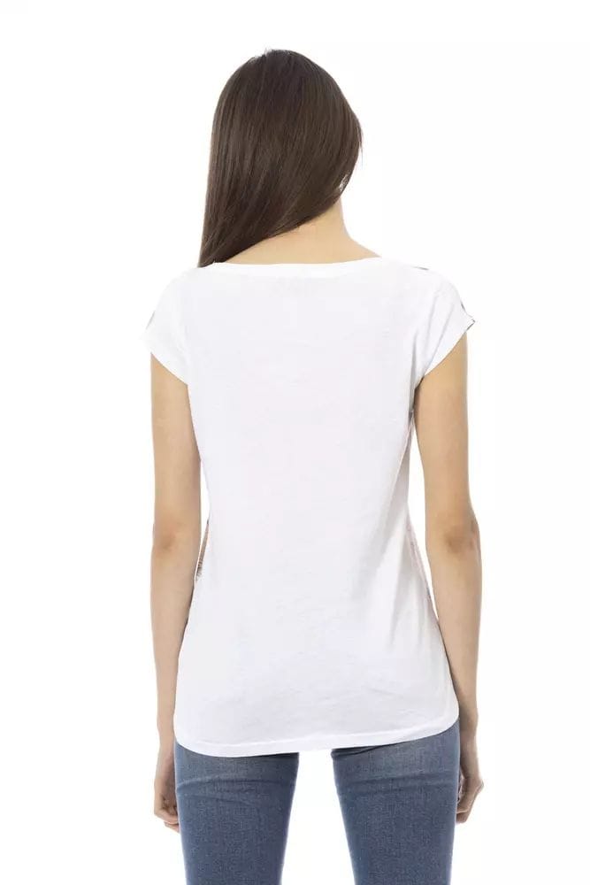 Bloemenprint T-shirt Casual Stijl