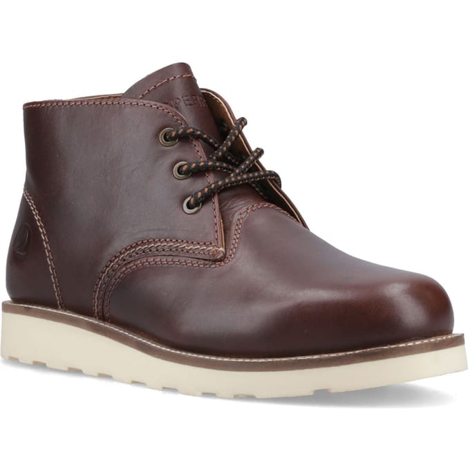 Sperry Portland Leren Heren Chocolade Enkelboots