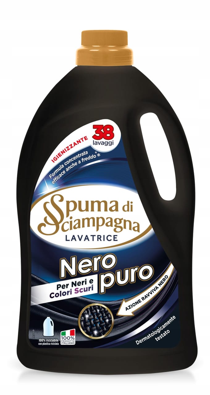 Lessive pour linge noir levatrice neropuro 38 lavages 1,71l - spuma di sciampagna