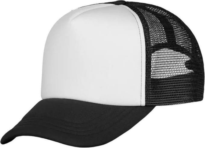 Niltons Pet Trucker Deluxe 58 Cm Nylon/mesh Wit/zwart