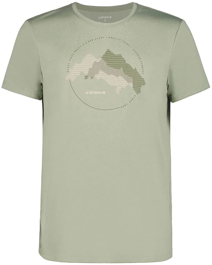 Icepeak Bearden T-shirt Met Korte Mouwen Groen M Man