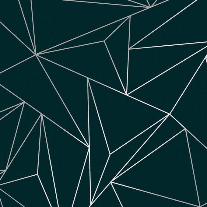Next vliesbehang Scatter Geo Teal 10mx52cm