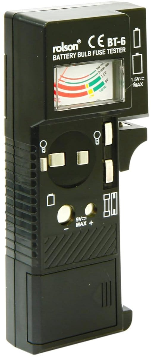 Batterijtester voor diverse formaten