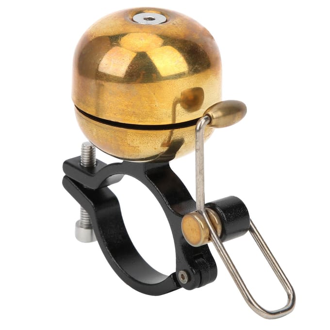 Retro Fietsbel Aluminium Koperlegering Fiets Ringbel Vintage FietsaccessoireZilver beige