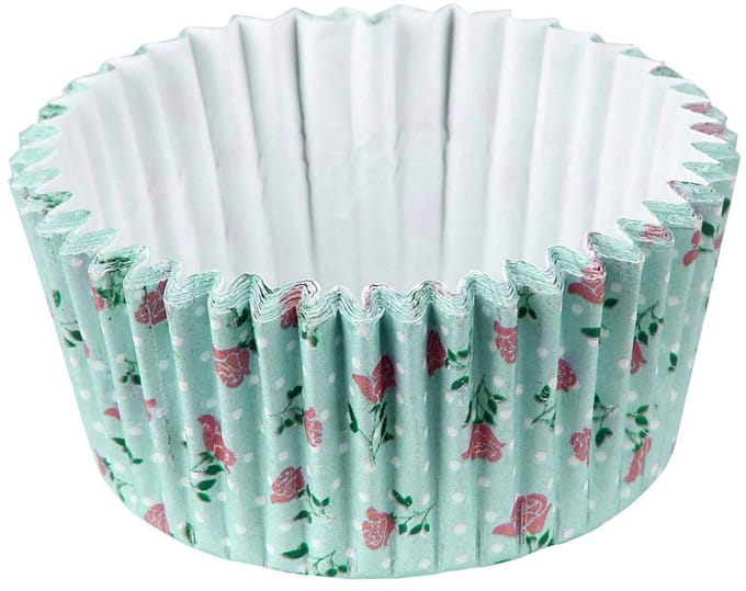 Set van 50 vintage papieren muffinvormpjes 5 cm Zenker Smart Pastry