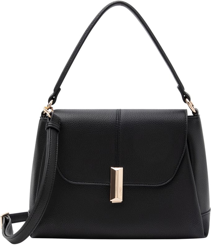 L.CREDI Perdita Schoudertas 28.5 cm - Dames - schwarz