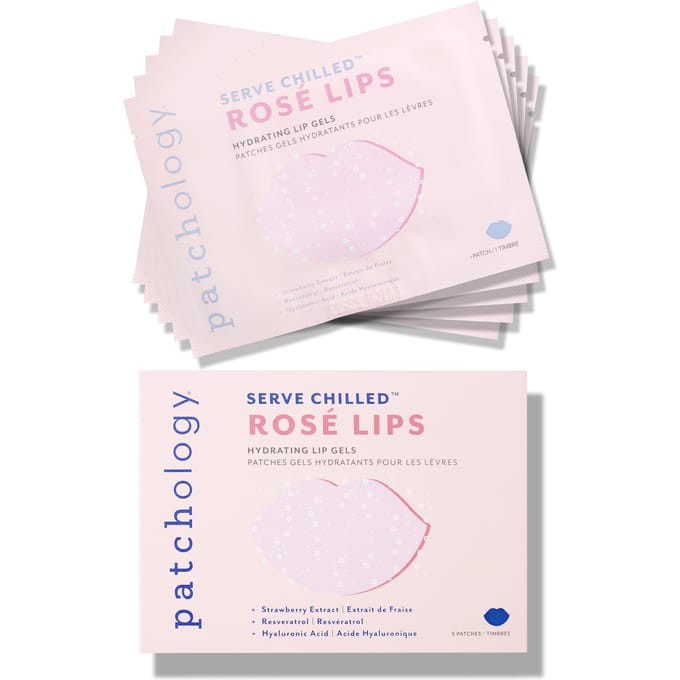 Patchology Serve Chilled Rosé Lips Hydrating Lip Gels 5 Pack