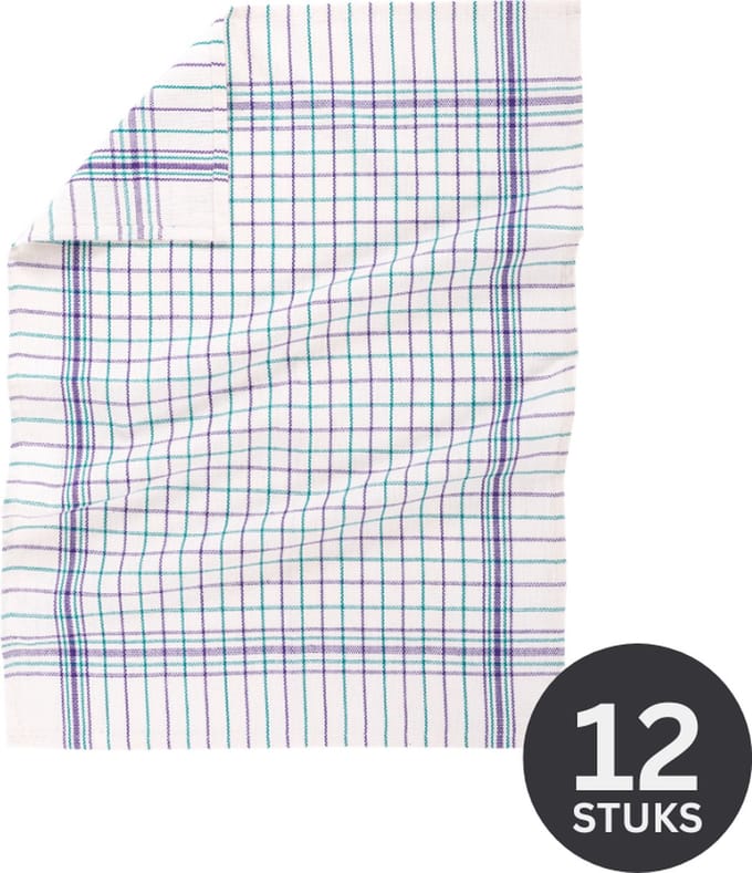 Keukenhanddoek ROLL 50x70cm - set/12 - groen