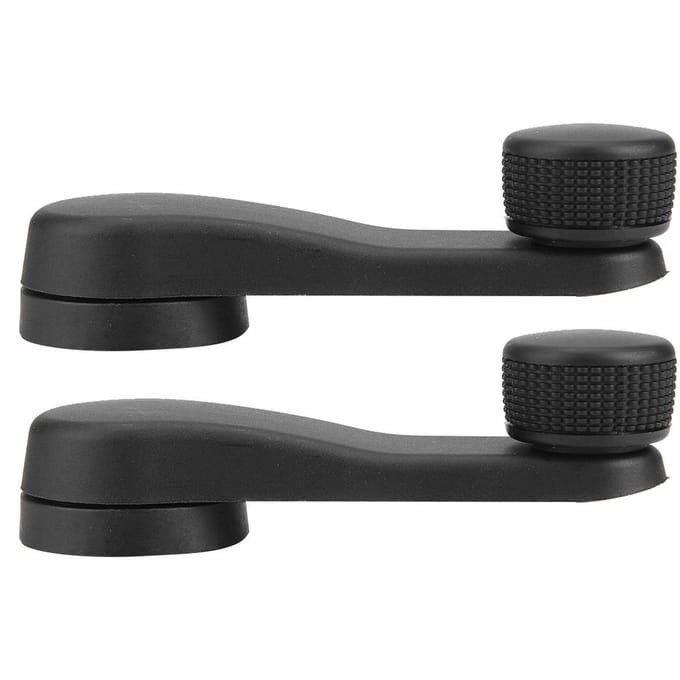 1H0837581 2 stuks Auto Raamslinger Handgreep voor Golf MK3 MK4 Vento Bora 19972010 gray
