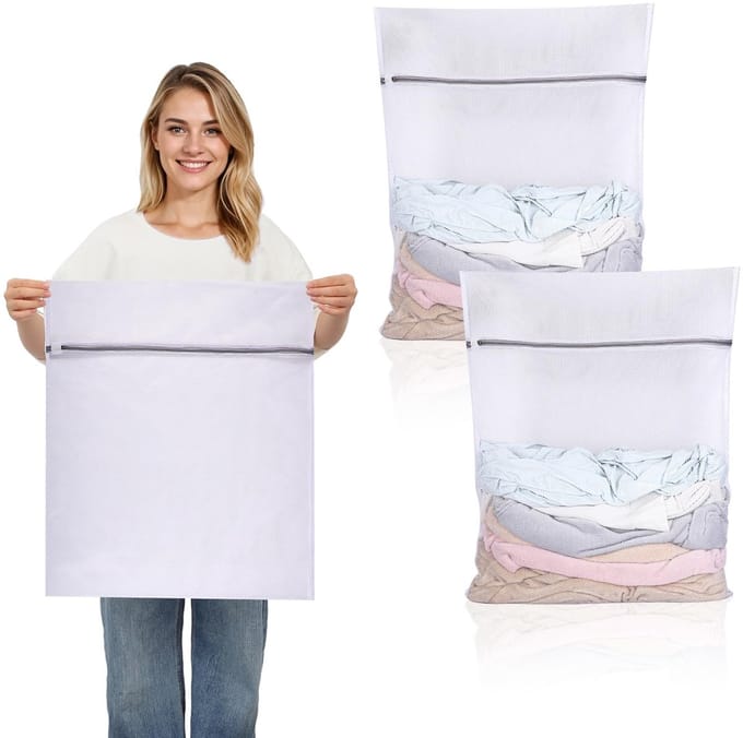 Dailygoods - Wasnet Groot - Herbruikbaar voor Wasmachine (50 x 60 cm)